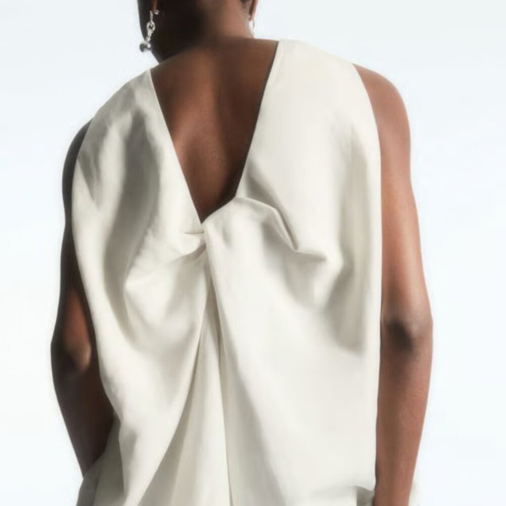 COS Linen Twist Shirt Blouse